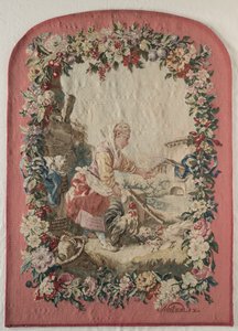 Feuerschirm-Panel, ca. 1775