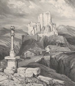 Ruinen des Schlosses Bouzols, nahe Puy en Velay von Godefroy Engelmann