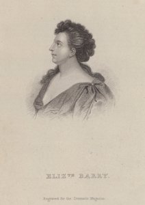 Elizabeth Barry, englische Schauspielerin (Gravur)