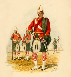 Die 5. Royal Scots von Kanada, 1890 von Godfrey Douglas Giles