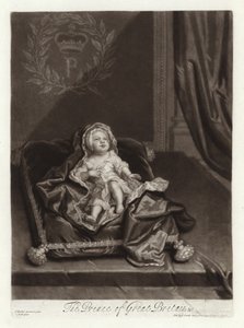 Porträt von Prinz James Stuart als Baby