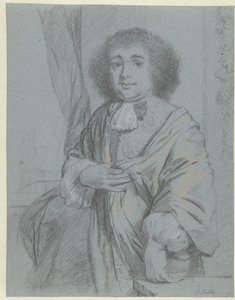 Porträt eines stehenden Herrn von Godfried Schalcken