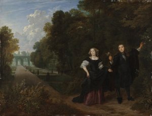 Der Spaziergang von Gonzales Coques