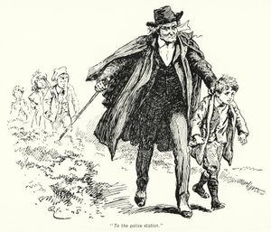 Illustration für Die Geschichte der Schatzsucher von E. Nesbit