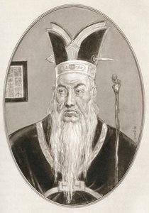 Konfuzius, aus Living Biographies of Religious Leaders von Gordon Ross