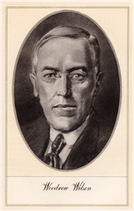 Woodrow Wilson, 28. Präsident der Vereinigten Staaten, frühes 20. Jahrhundert
