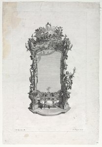 Modell für Altar für Holzschnitzer