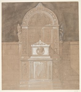 Grabmal für Baron C. F. von Rumohr 1845 von Gottfried Semper