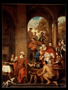 Der unbestechliche Konsul Marcus Curius Dentatus von Govert Flinck