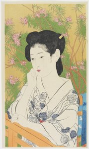 In einem Thermalbad, Juli 1920 von Goyo Hashiguchi