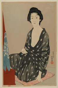 Frau im Sommerkleid, Taisho-Ära, Juni 1920