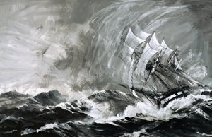 Clipper-Kapitäne schonten niemanden, um Australien zu erreichen, bevor das Gold ausging. von Graham Coton