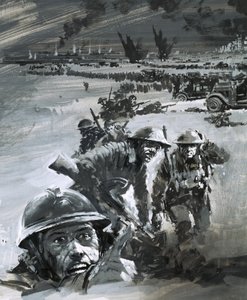 Dünkirchen Kriegsszene