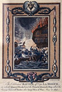 Die berühmte Schlacht von Kap La Hogue, 20. Mai 1692