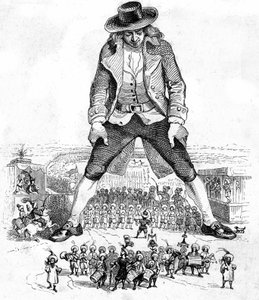 Illustration für Gullivers Reisen von Jonathan Swift