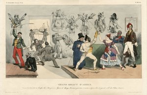 Illustration von Jean Ignace Gerard dit Grandville in La Caricature (1830) politique, Nr. 119