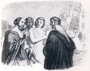 Rede des Sokrates - Fabeln von La Fontaine von Grandville