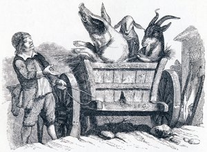 Das Schwein, die Ziege und das Schaf - Fabeln von La Fontaine