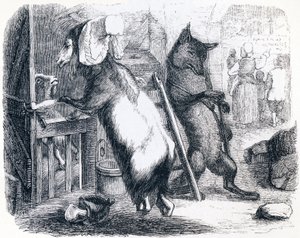 Der Wolf, die Ziege und das Zicklein - Fabeln von La Fontaine
