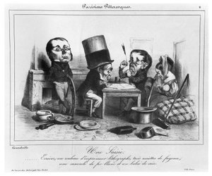 Eine Beschlagnahme, ca. 1840