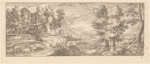 Flusslandschaft mit ruhenden Figuren von Gérard Audran