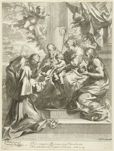 Heilige Martina zu Füßen von Maria