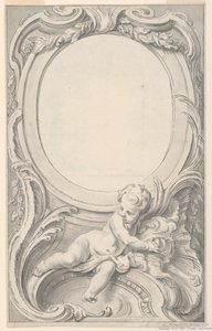 Entwurf für Rahmen um das Porträt von Francis Russell, zweiter Earl of Bedford