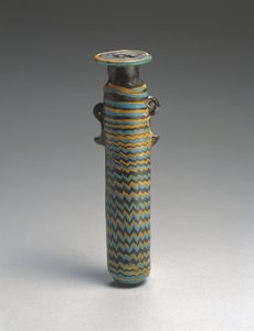 Ein Alabastron, 5.-4. Jahrhundert v. Chr. (Glas)