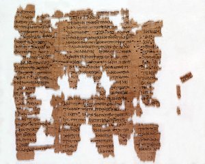 Griechischer wissenschaftlicher Papyrus aus dem Jahr 200 n. Chr. von Greek