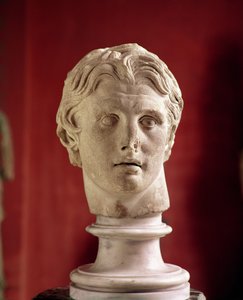 Kopf von Alexander dem Großen, gefunden in Pergamon