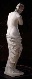 Rückansicht von Aphrodite, der 