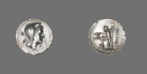 Drachme, die die Nymphe Amphitrite zeigt, 216-203 v. Chr.