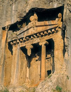 Lykisches Felsengrab von Greek School