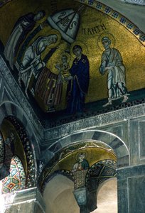 Darstellung im Tempel, Mosaik aus dem Katholikon von Greek School