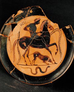 Reiter und sein Hund von Greek School