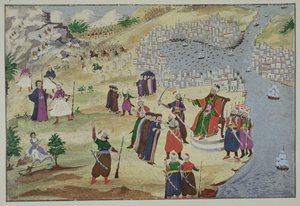 Der vorhergesagte Fall von Konstantinopel, aus der Bildgeschichte des griechischen Unabhängigkeitskrieges