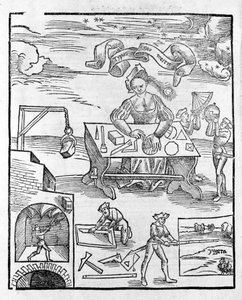 Freie Künste: Die Geometrie - in „Margarita Philosophica“ von Gregor Reisch (1467-1525). Basel von Gregor Reisch