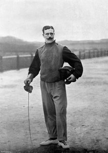 Hauptmann Walter Edgeworth-Johnstone vom Royal Irish Regiment, Aldershot, Hampshire von Gregory and Co