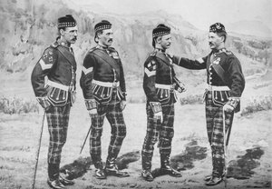 Sergeanten, Seaforth Highlanders, um 1880