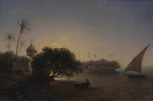 Blick auf den Nil in Ägypten, 1851