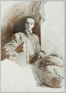 Porträt von Graf Alexander Illarionovich Vasilchikov 1818-1881, 1841 von Grigori Grigorevich Gagarin