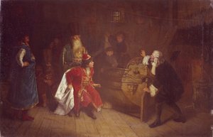 Der Großvater der russischen Flotte, 1871 von Grigori Grigorievich Mjasoedov