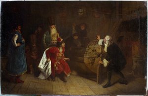 Der Großvater der russischen Flotte von Grigori Grigoryevich Myasoedov