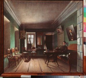 Innenraum des Hauses Bykov
