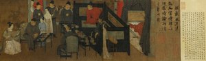 Nächtliche Vergnügungen von Han Xizai (Detail)