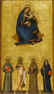 Madonna und Kind mit Heiligen, ca. 1360