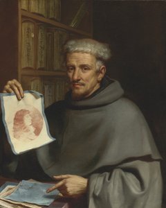 Porträt von Fra Bonaventura Bisi (1601-1659) genannt Il Pittorino (17. Jahrhundert)