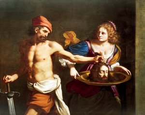 Salome erhält den Kopf von Johannes dem Täufer, von Giovanni Francesco Barbieri, genannt Guercino