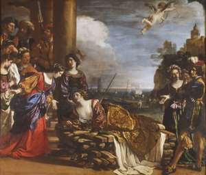 Der Tod von Dido von Guercino