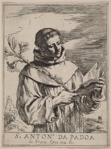 Heiliger Antonius von Padua von Guercino
